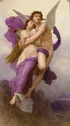 Le ravissement de Psyche (mk26) Adolphe William Bouguereau